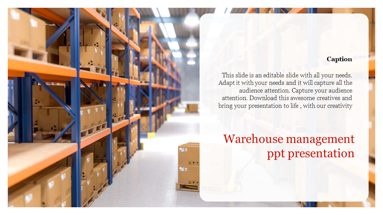 warehouse management system powerpoint presentation